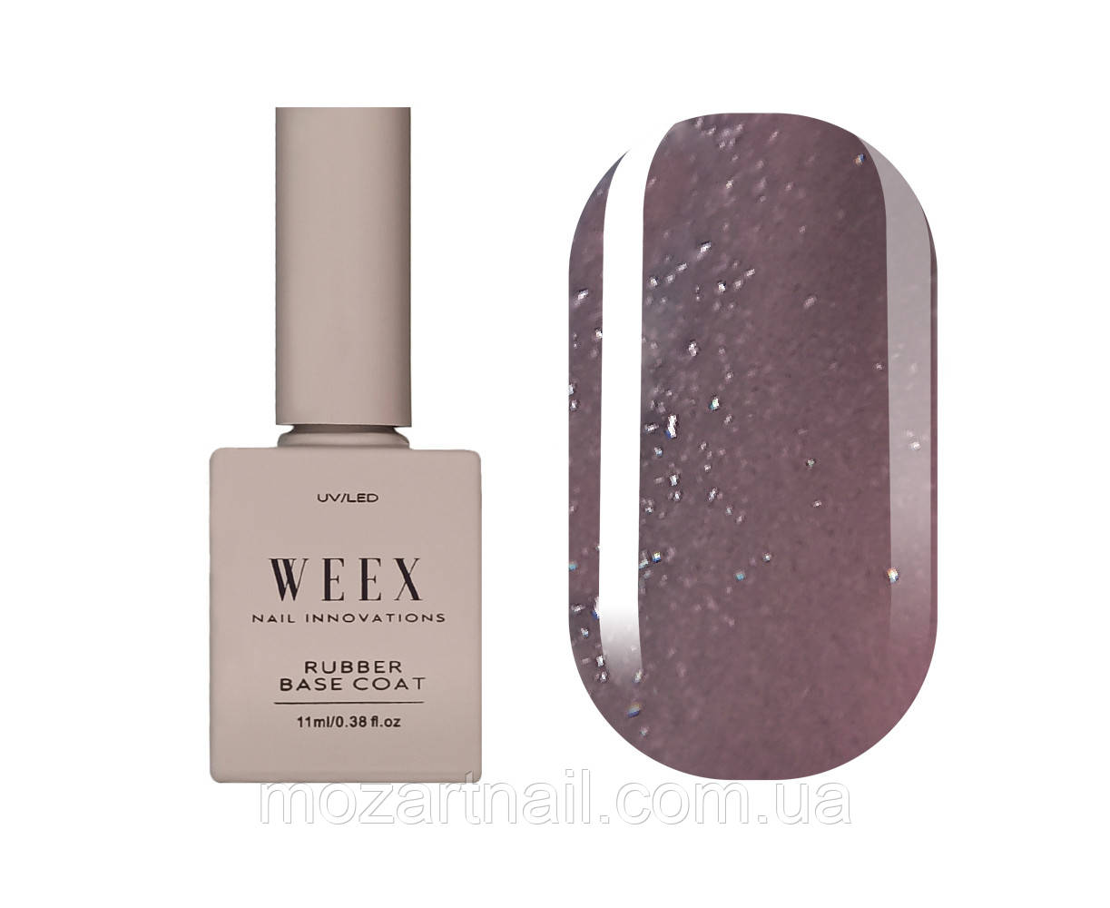 Камуфлююча база Weex Shimmer Base 03 (пильний рожево-ліловий з шимером ), 11ml