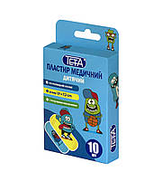 Набір пластирів для ран Teta® на полімерній основі, розмір 7,2х1,9 см 10шт.