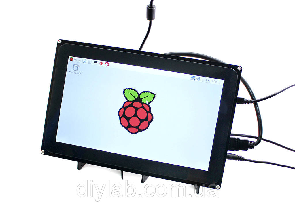 HDMI LCD дисплей 10.1", 1024×600, IPS, Ємнісний сенсор Capacitive touch для Raspberry Pi від Waveshare, фото 1