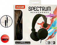 Наушники проволочные Maxell Spectrum Hp Black (4902580770785)