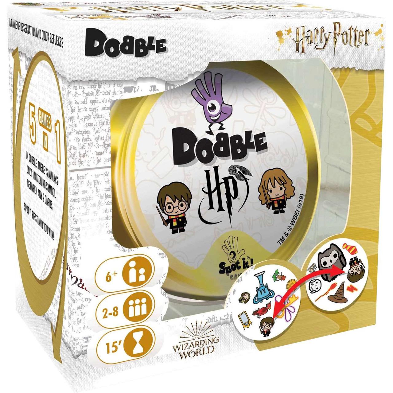 Настільна гра Dobble Гаррі Поттер (Dobble Harry Potter, Добль, Доббл) укр.