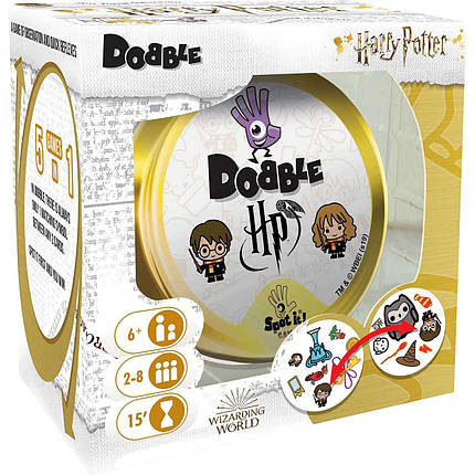 Настільна гра Dobble Гаррі Поттер (Dobble Harry Potter, Добль, Доббл) укр., фото 2