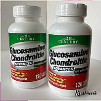 21 century Glucosamine chondroitin MSM, Глюкозамін, хондроїтин МСМ і гіалуронова кислота, 120 таблеток