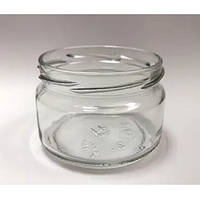 Скляна євро банка 0,25 л, (кришка 82)