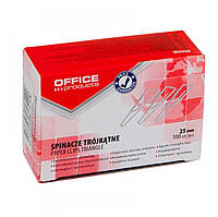 Скрепка металл. 25мм 100шт. 18082528-19 "OFFICE PRODUCTS" ш.к. 5901503656341