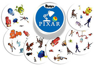 Настільна гра Dobble Pixar (Dobble Пексар, Добль, Доббл) укр., фото 2