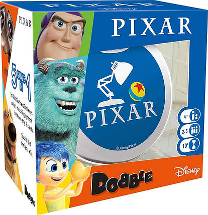 Настільна гра Dobble Pixar (Dobble Пексар, Добль, Доббл) укр., фото 2