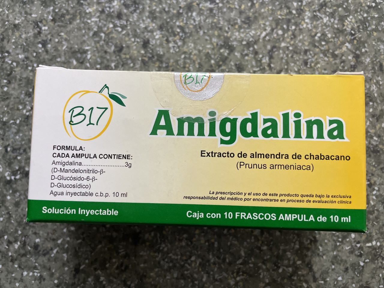 Витамин б17 амигдалин Novodalin amigdalina vitamin B17 3gr 1 ампула - фото 3 - id-p902205664