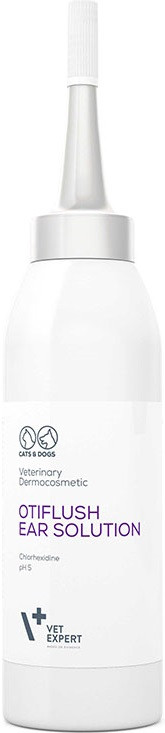 VetExpert OtiFlush (Отіфлеш) краплі для вух собак та котів 125 мл, фото 1