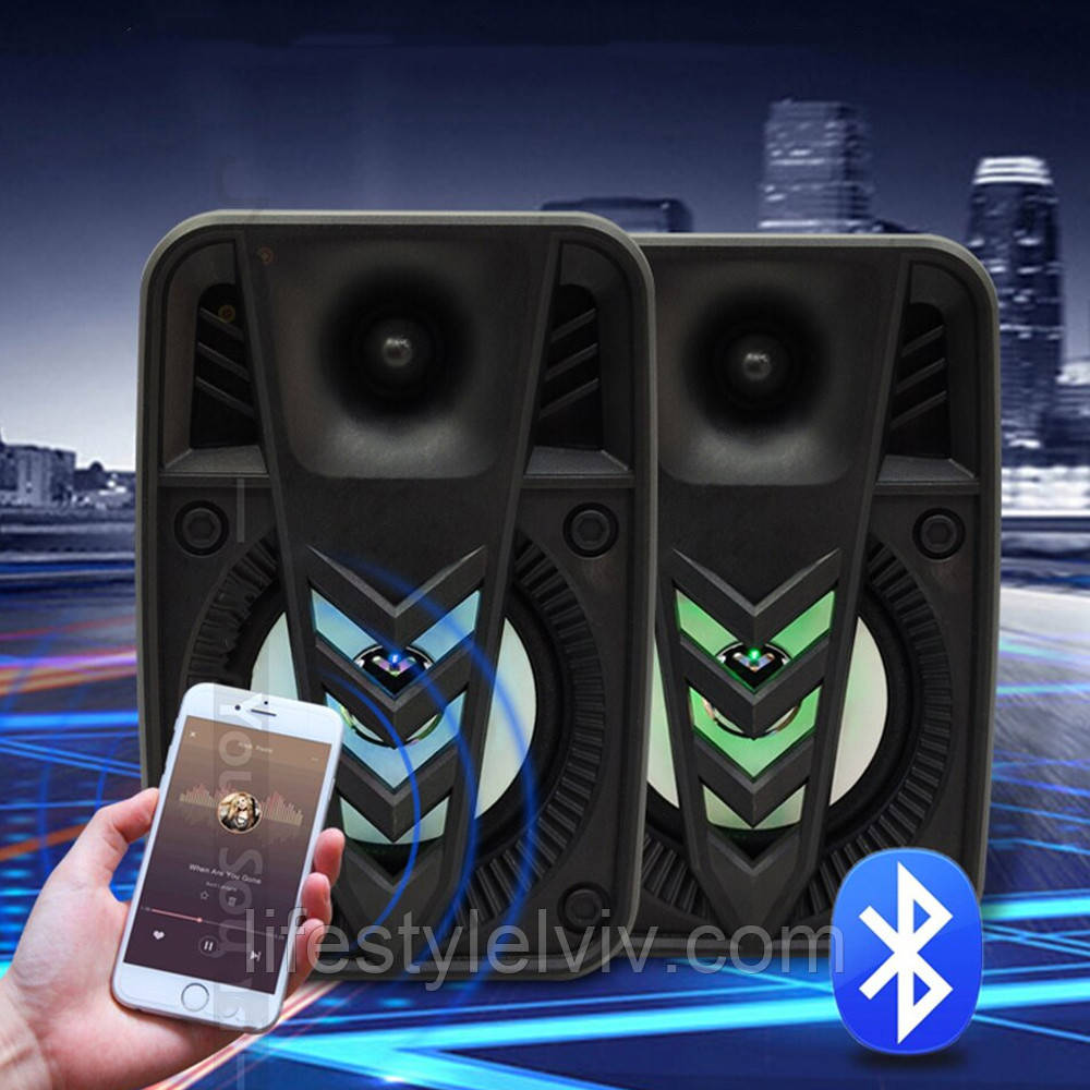 Мощная колонка со светомузыкой ESS-105 Bluetooth / Портативная колонка /  Музыкальная колонка с аккумулятором (ID#1685670976), цена: 485 ?, купить на  Prom.ua