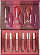 Уценка! НАБІР БЛЕСКОВ ДЛЯ ГУБ FARMASI NUDE FOR ALL LIP GLOSS, у подарунковій коробці. Термін блиску 09/22