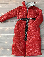 Пальто для дівчинки "Ванесса" зимове довге 158