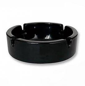 Попільничка скляна чорна Stackable Black Ashtray 107мм
