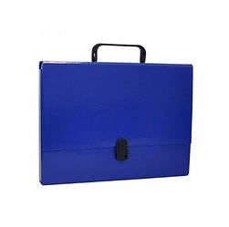 Папка-портфель A-4 картон OFFICE PRODUCTS (21187811-03) 50 мм., синій