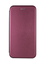 Чехол книжка кожа Baseus для телефона Samsung Galaxy A03 Core/ Самсунг А03 Коре Бордовый