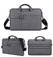 Сумка для ноутбука 15.6 дюйма Темно-сірий, фото 2