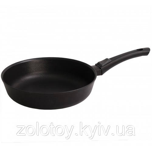 СКОВОРІДКА ЗІ З'ЄМНОЮ БАКЕЛІТОВОЮ РУЧКОЮ "КЛАСИК" 26*6,8 СМ 26071P Біол