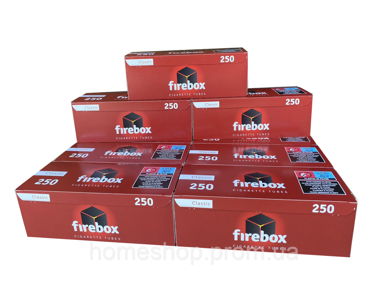 Гільза для набиття тютюну, FireBox 250 сигарет.