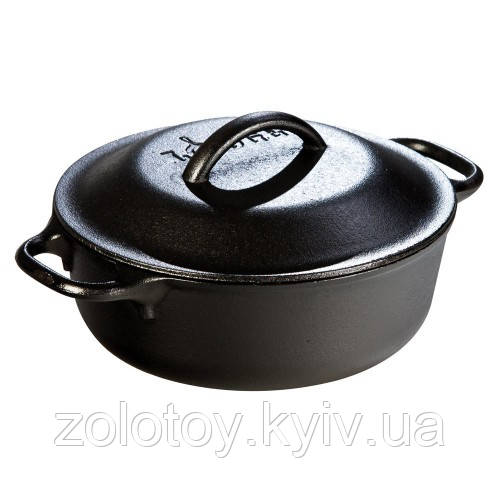 Казан чавунний обсяг 1,9 л, діам. 210 мм, глибина 60 мм L2SP3 Lodge