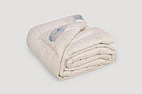 Одеяло IGLEN стеганое 100% пух Зимнее 110х140 см Светло-розовый (1101401с) z11-2024