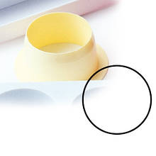 Різак для форми (коло) діам. 65 мм, h=40 мм Виготовлений з пластику, колір: жовтий. TPG1 Martellato