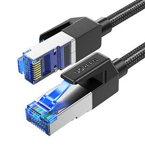 Високошвидкісний інтернет-кабель Ugreen Cat8 40gbps RJ45 NW153 80432 (Чорний, 3 м)