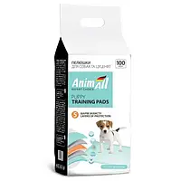 Пелюшки AnimAll Puppy Training Pads для собак та цуценят, 60×45 см, 100 штук