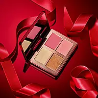 Палетка РУМЯНА И ХАЙЛАЙТЕР ДЛЯ ЩЕК Holiday Blush & Highlighter Cheek Quad/ Holiday Collection от KYLIE