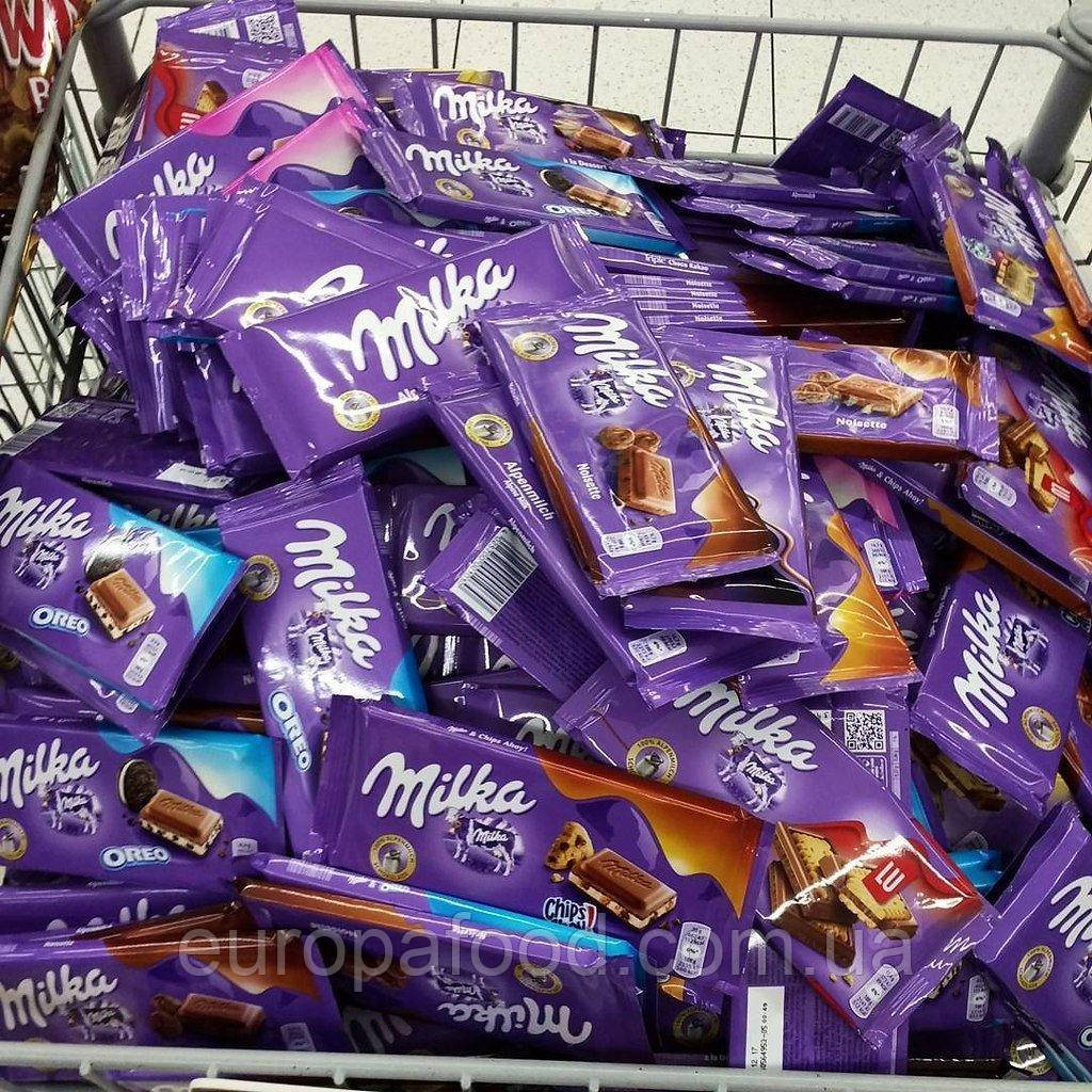 Купити Шоколад Milka Мілка 85-100 г (різні смаки), ціна 45 ₴ - Prom.ua ...