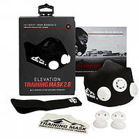 Маска для тренування дихання Elevation Training Mask 2.0 Crossfit Pro Кросфіт Чорний (258575)