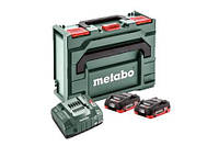 Базовый комплект аккумуляторных батарей Metabo 2*4.0 Ач LiHD II + MetaLoc (685130000)