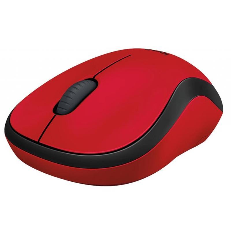 Мышь беспроводная Logitech M220 Silent (910-004880) Red USB