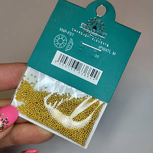 Декор 164 бульонки металеві золоті