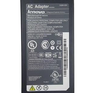 Мережевий блок живлення (адаптер) для ноутбука Lenovo 20V 6.75A 135W square - зарядний пристрій, фото 3