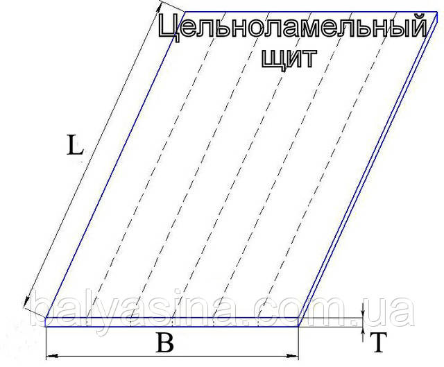 Цельноламельный щит Цельноламельный щит