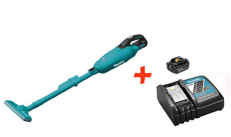 Аккумуляторный бесщеточный пылесос Makita DCL280FZ+акк.18V 5 Ah+быстро ...