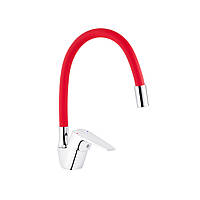 Кухонний кран Kroner KRM Odra-C032RED з гнучким виливом