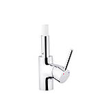 Кухонний кран Kroner KRM Odra-C032WHI з гнучким виливом, фото 6