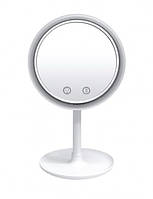 Настільне косметичне дзеркало з підсвіткою і вентилятором Beauty Breeze Mirror Біле (Mirror01M)