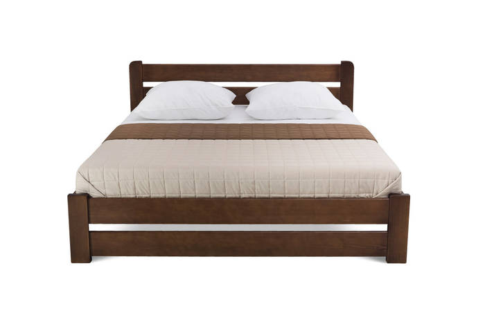 Двуспальная кровать MECANO из дерева сосна 140 x 190 Престиж Светлый ...