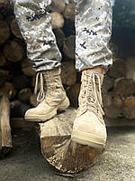 Чоловічі військові (тактичні) замшеві черевики весна-осінь бежеві - 44, 46