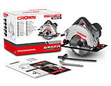 Дискова пила CROWN CT15187-165, фото 3