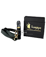 Персональный мундштук для кальяна Sunpipe Leather Black