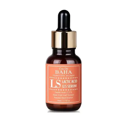 Сироватка-пілінг для обличчя з молочною кислотою COS DE BAHA Lactic Acid 12.5 % Serum 30 ml, фото 2
