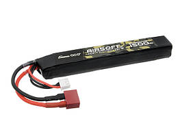 Страйкбольний аккумулятор 25C 1500MAH 2S1P 7.4V LIPO T PLUG [Gens Ace] (для страйкболу)