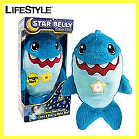 Мягкая игрушка ночник, проектор звёздного неба Star Bellу Dream Lites Puppy / Игрушка Акула для детей