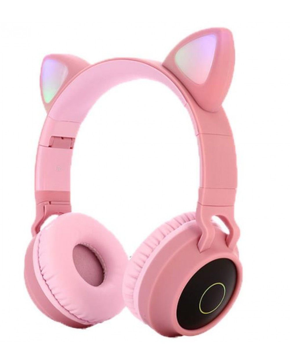 Беспроводные LED наушники с кошачьими ушками Catear BT028C Pink(JBT028