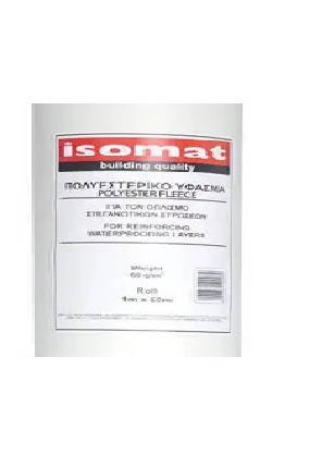 Поліестерова тканина Isomat для армування гідроізоляції (30 гр/м.кв), рулон 10см х 50м, фото 2
