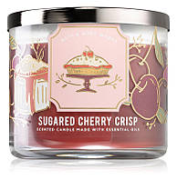 Ароматизированная свеча трехфитильная от Bath & Body Works - Sugared Cherry Crisp