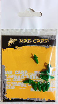 Гвинт для бойлів Mad Carp зелений 10шт